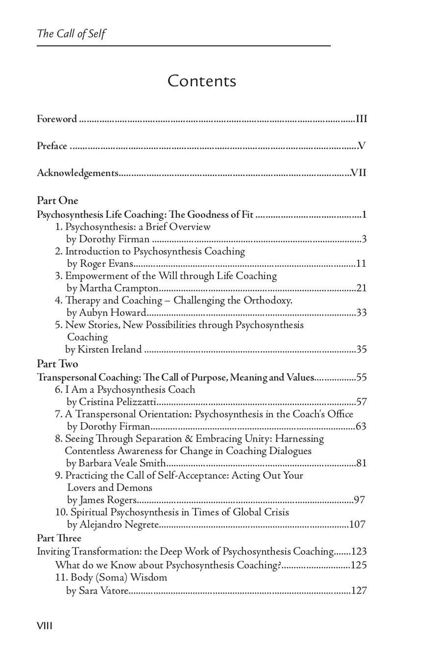 syntorial table of contents